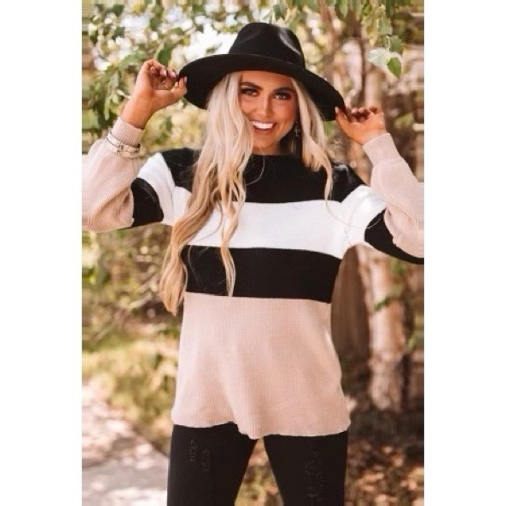 Entro striped sweater/sweater dress